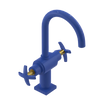 Rubinet Single Hole Dual Handle Lav. Set. (less drain) Blu Jean