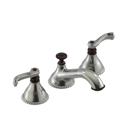 Rubinet Widespread Lav. Set. (less drain) Satin Nickel