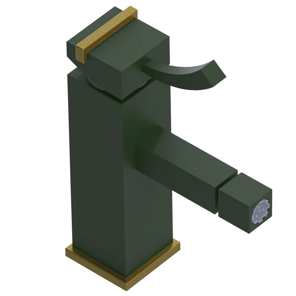 Rubinet Single Control Bidet Fitting (less drain) Green Envy