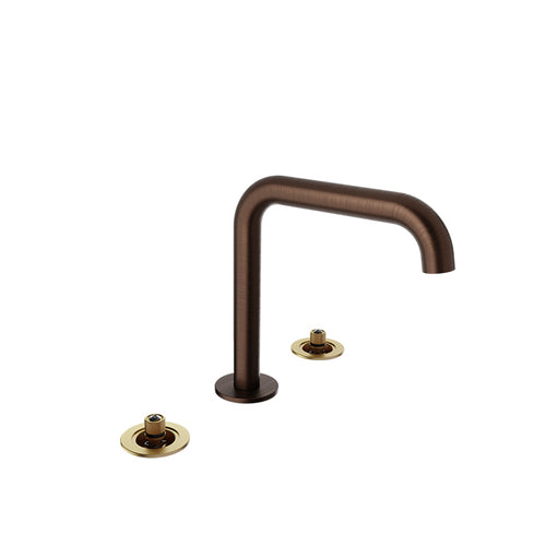 Baril 8" c/c lavatory faucet (without handle), drain included
