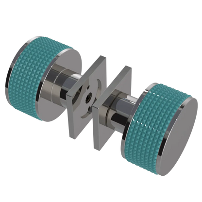 Rubinet Shower Door Knob (set) Polished Nickel