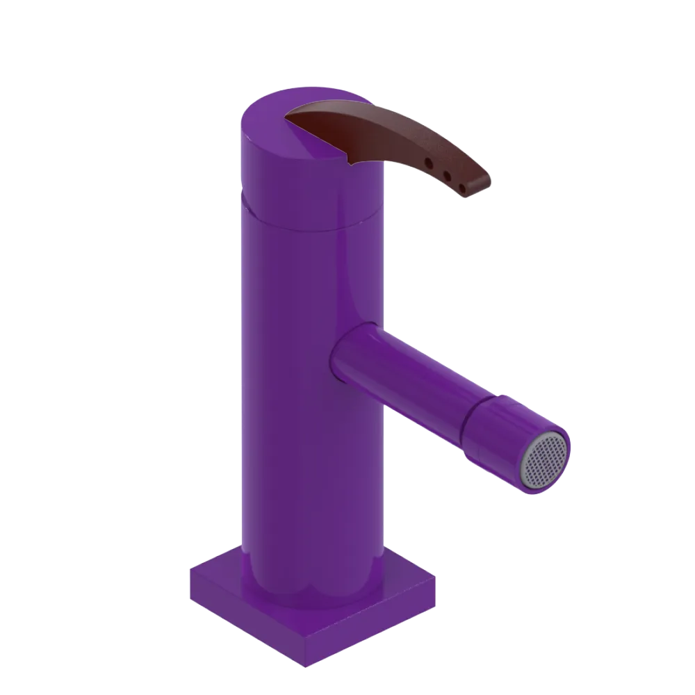 Rubinet Single Control Bidet Fitting (less drain) Purple Haze