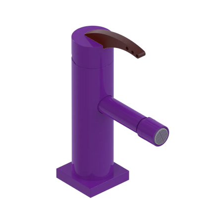 Rubinet Single Control Bidet Fitting (less drain) Purple Haze