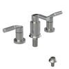 Rubinet Bidet Fitting with Spray, Diverter, and Vacuum Breaker (less drain) Satin Nickel