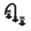 Rubinet Widespread Lav. Set. (less drain) Matt Black