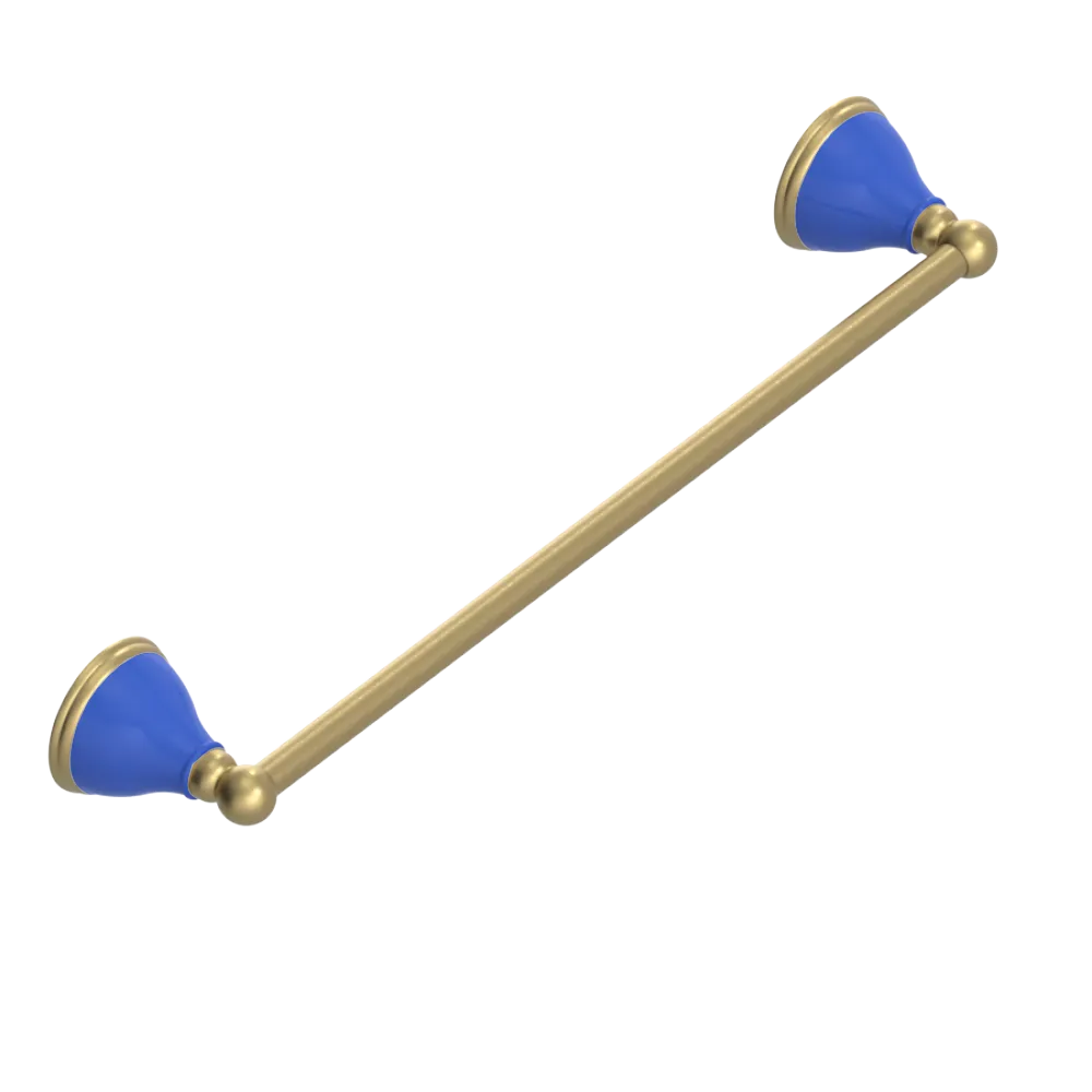 Rubinet Towel Bar 18" Satin Brass