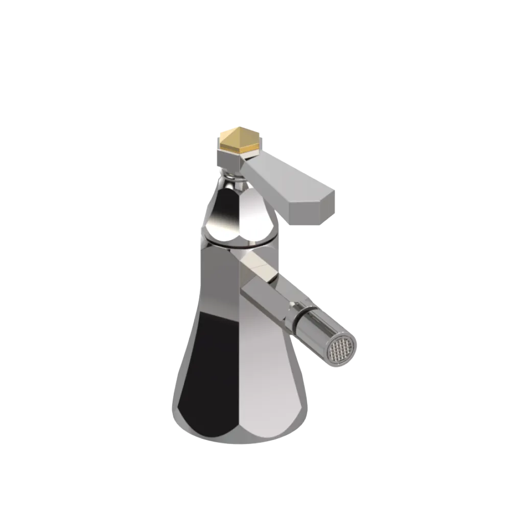 Rubinet Single Control Bidet Fitting (less drain) Polished Nickel