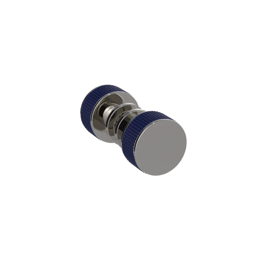 Rubinet Shower Door Knob (set) Polished Nickel