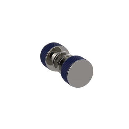 Rubinet Shower Door Knob (set) Polished Nickel