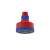 Rubinet 3 FUNCTION SHOWER HEAD Red