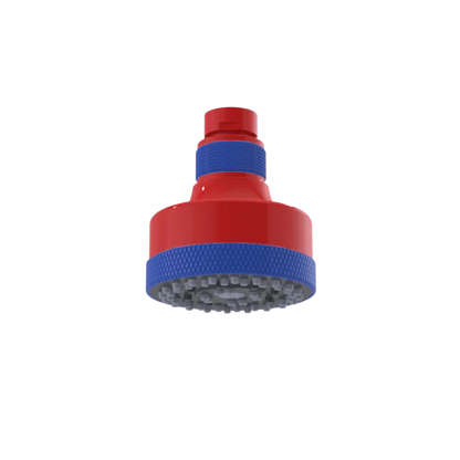 Rubinet 3 FUNCTION SHOWER HEAD Red