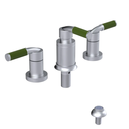 Rubinet Bidet Fitting with Spray, Diverter, and Vacum Breaker (Less Drain) Satin Chrome