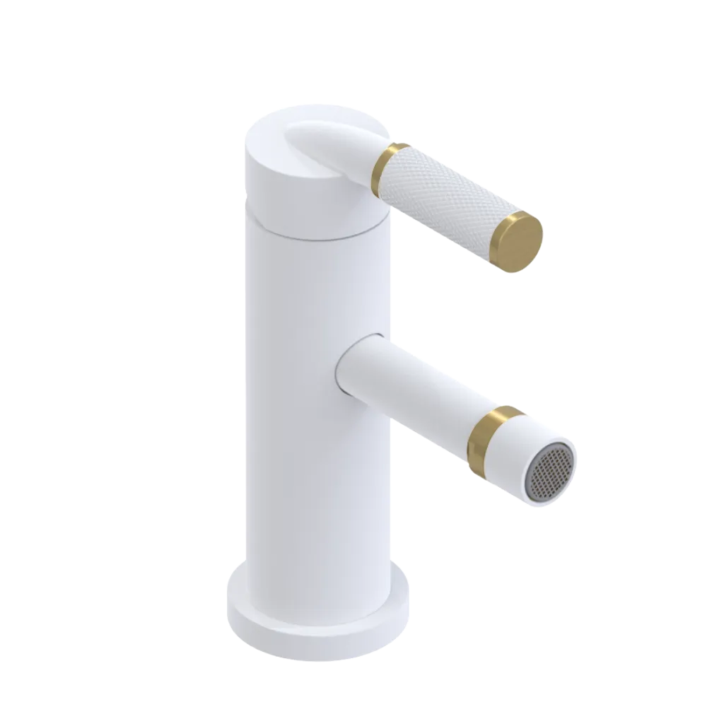 Rubinet Single Control Bidet Fitting (less drain) Matt White