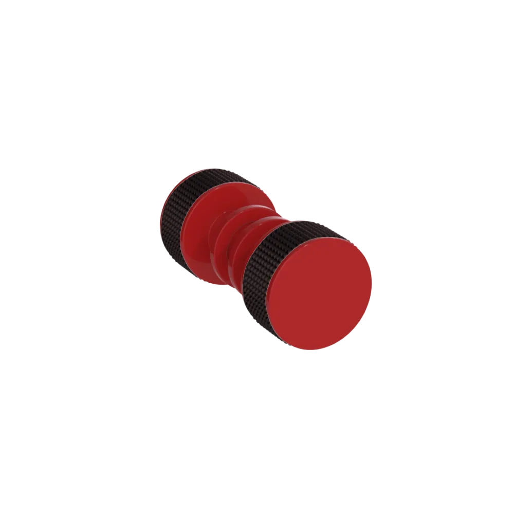 Rubinet Shower Door Knob (set) Red