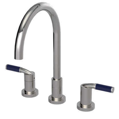 Rubinet Widespread Kitchen Set Polished Nickel