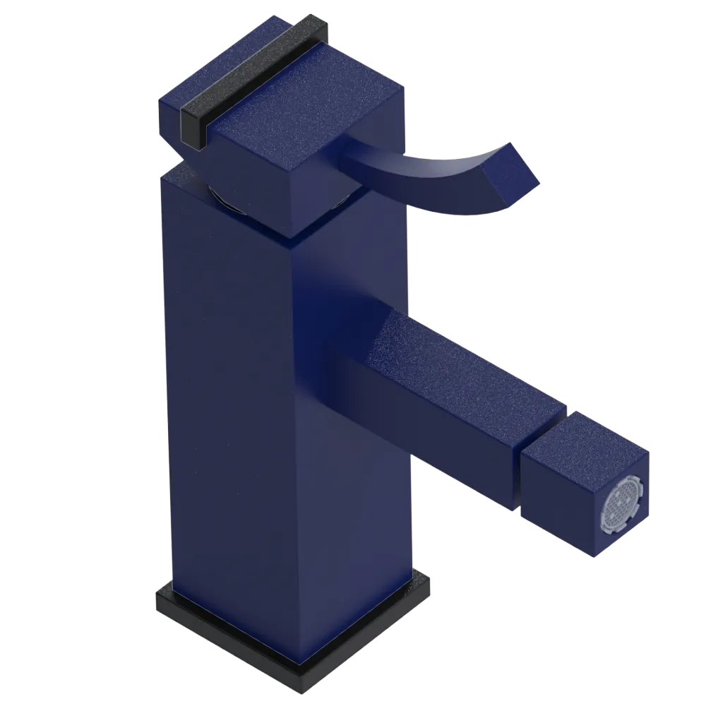 Rubinet Single Control Bidet Fitting (less drain) Midnight Blue