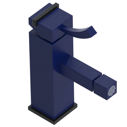 Rubinet Single Control Bidet Fitting (less drain) Midnight Blue