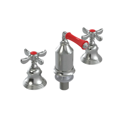 Rubinet Bidet Fitting with Spray, Diverter, and Vacum Breaker (Less Drain) Satin Nickel