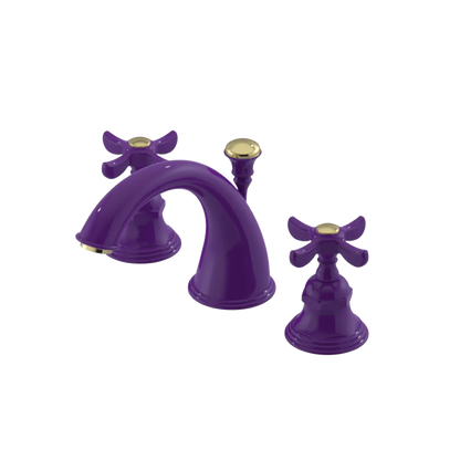 Rubinet Widespread Lav. Set. (less drain) Purple Haze