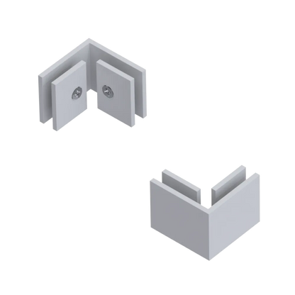 Rubinet 90 Glass to Glass White