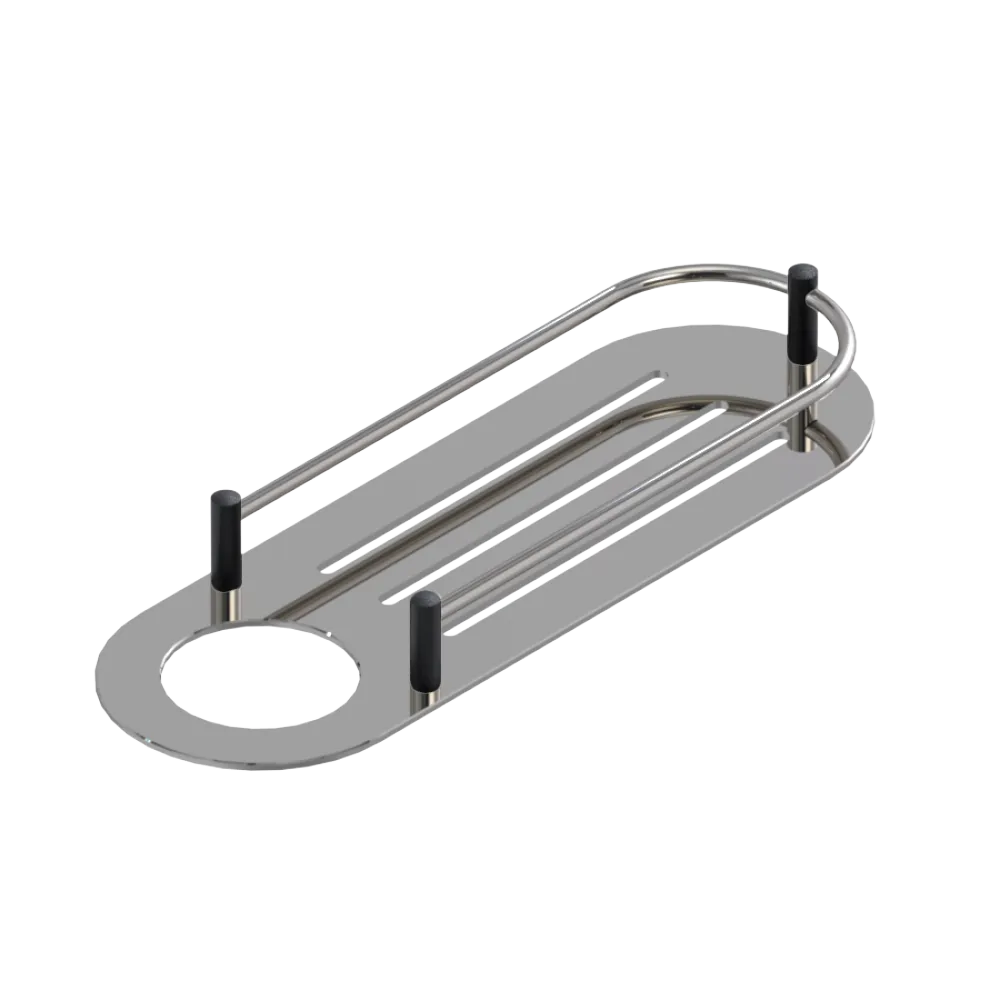 Rubinet Shelf Only Polished Nickel