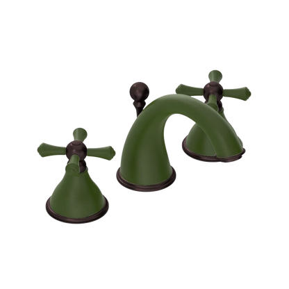 Rubinet Widespread Lav. Set. (less drain) Green Envy