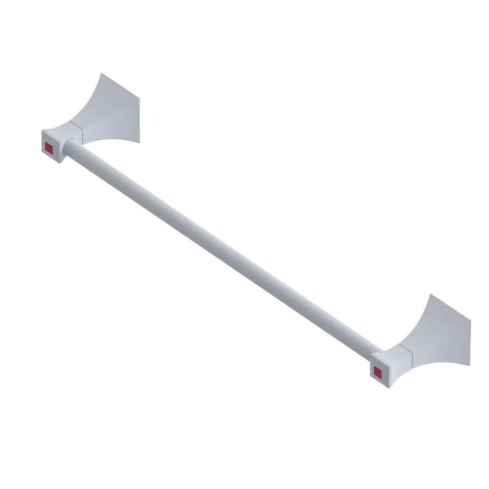 Rubinet Towel Bar 18" Matt White