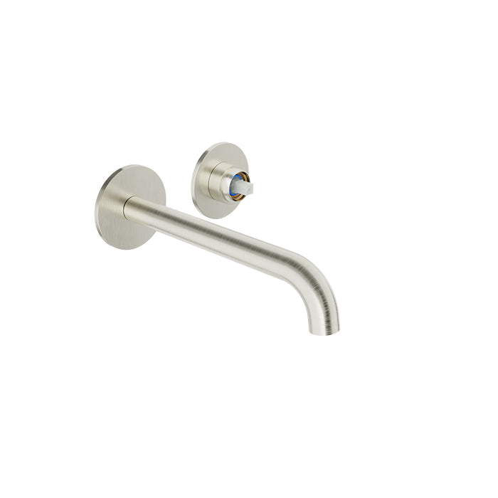 Baril Single lever wall-mounted lavatory faucet (without handle), drain not included
