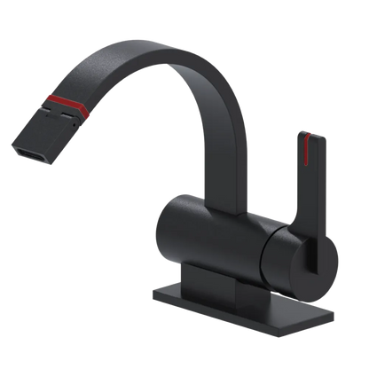 Rubinet Single Control Bidet Fitting (less drain) Matt Black