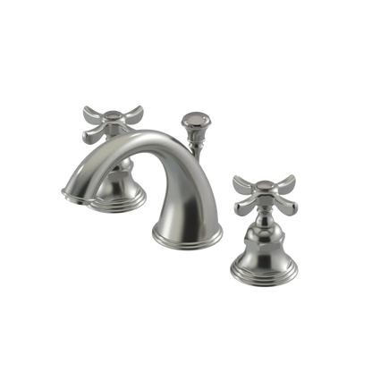 Rubinet Widespread Lav. Set. (less drain) Satin Nickel