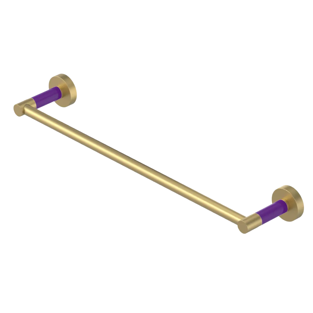 Rubinet Towel Bar 18" Satin Brass