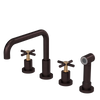Rubinet Widespread Kitchen Set with Hand Spray Oil Rubbed Bronze