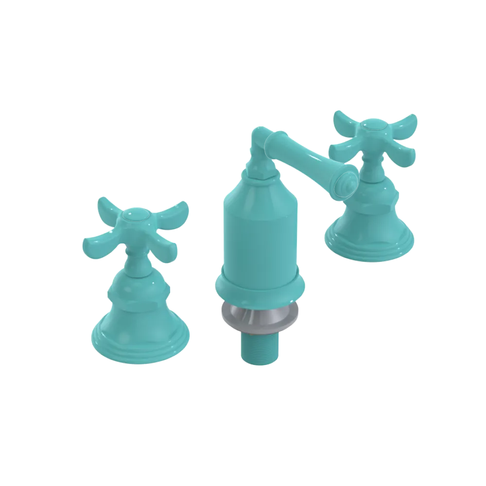 Rubinet Bidet Fitting with Spray, Diverter, and Vacum Breaker (Less Drain) Aqua