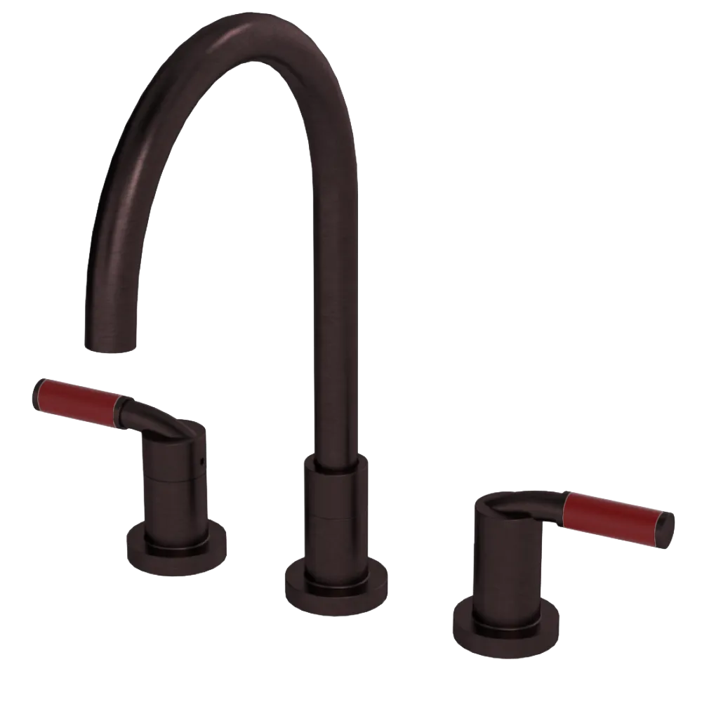 Rubinet Widespread Kitchen Set Oil Rubbed Bronze
