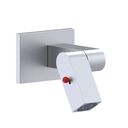 Rubinet Wall Mount Bidet & Foot Rinse with Dual Function Spray Satin Chrome