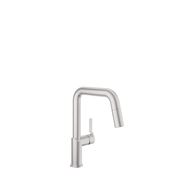 Baril Single-hole kitchen faucet with 2-function pull-down spray
