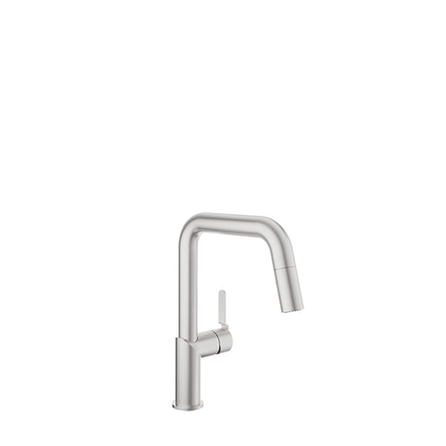 Baril Single-hole kitchen faucet with 2-function pull-down spray