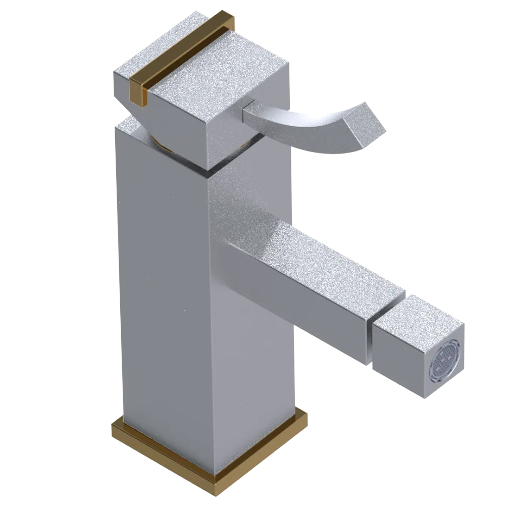 Rubinet Single Control Bidet Fitting (less drain) Satin Chrome