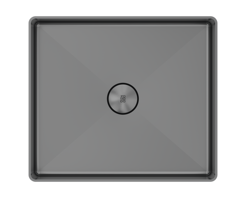 Zomodo 15" Square Vessel Sink - Black Pearl