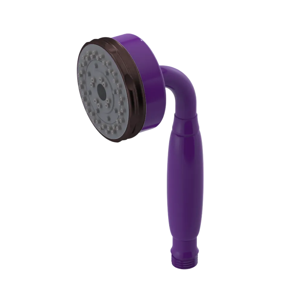 Rubinet 3 Function Hand Held Shower Only Purple Haze