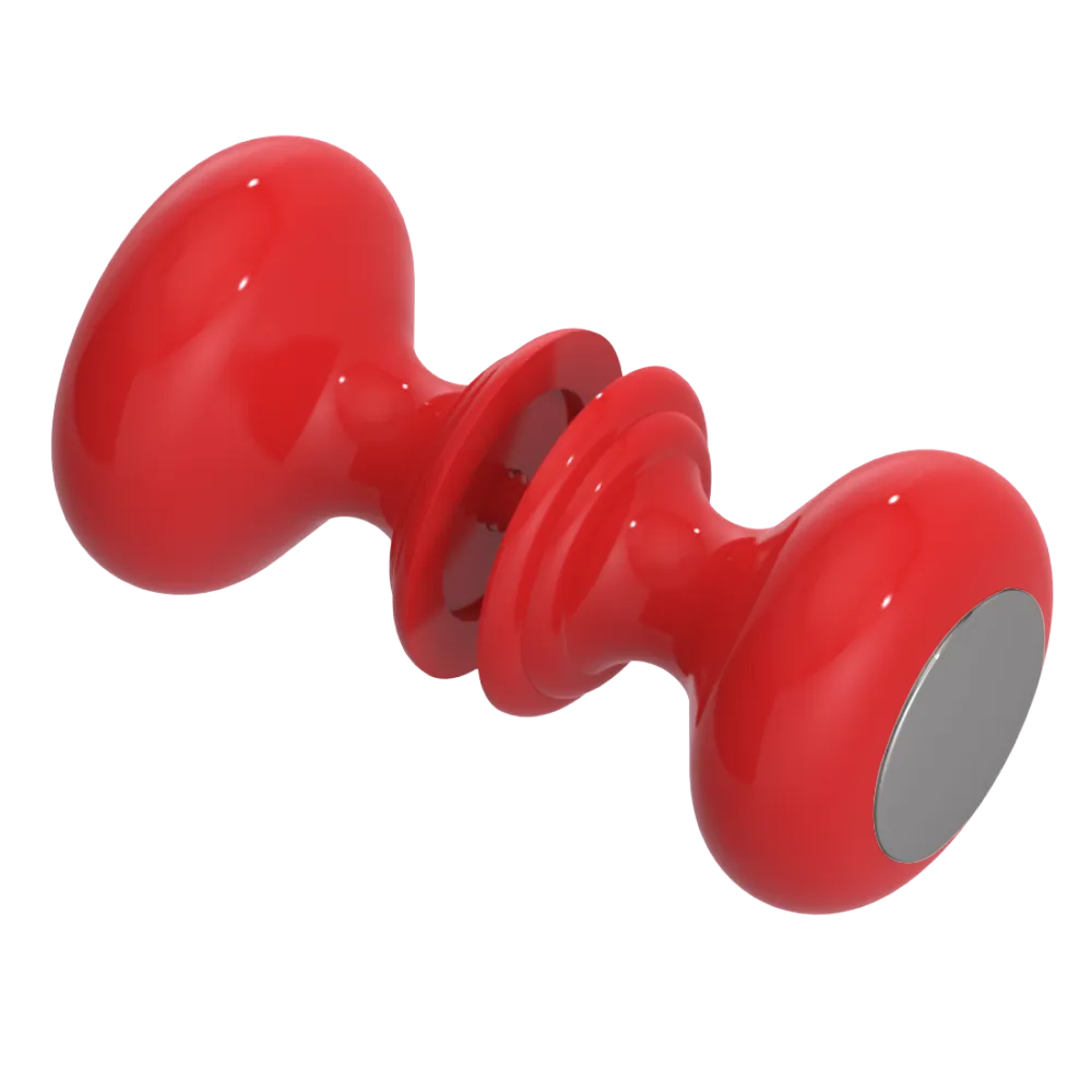 Rubinet Shower Door Knob (set) Red