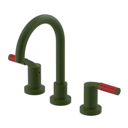 Rubinet Widespread Lav set (less drain) Green Envy
