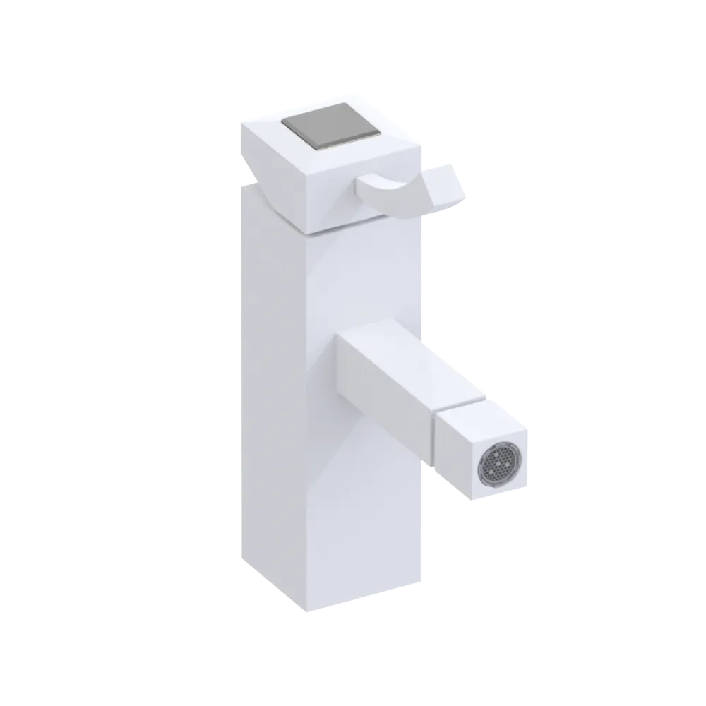 Rubinet Single Control Bidet Fitting (less drain) Matt White