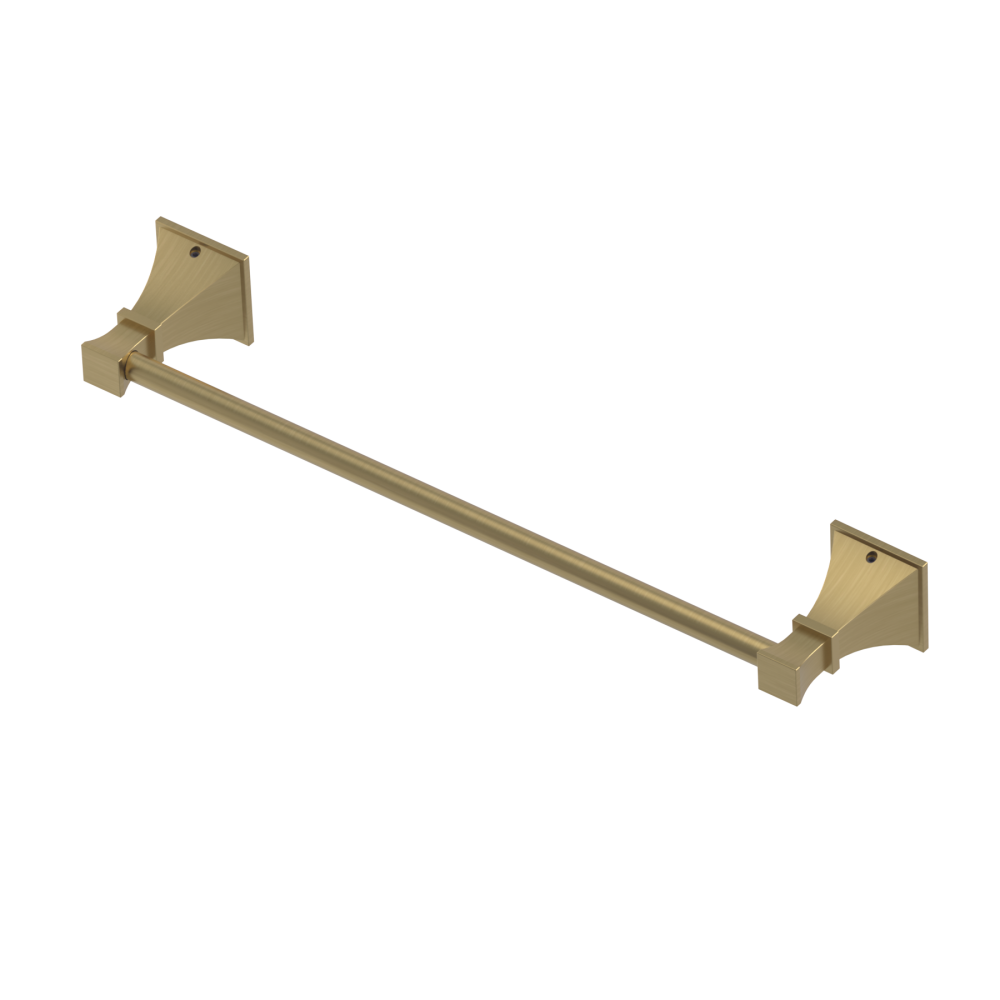 Rubinet Towel Bar 18" Satin Brass