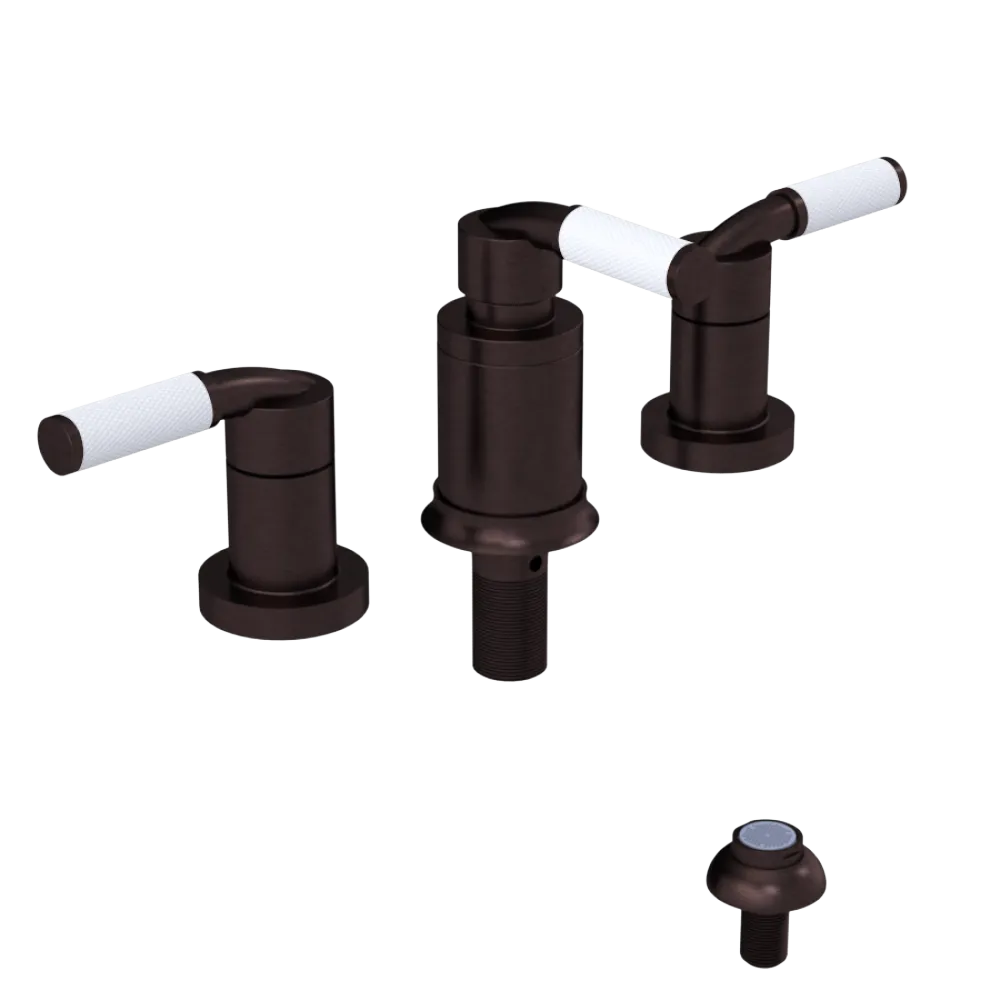 Rubinet Bidet Fitting with Spray, Diverter, and Vacum Breaker (Less Drain) Oil Rubbed Bronze