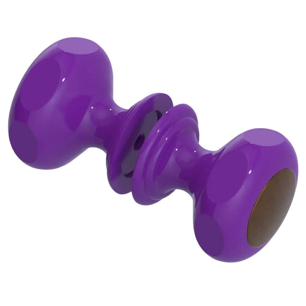 Rubinet Shower Door Knob (set) Purple Haze