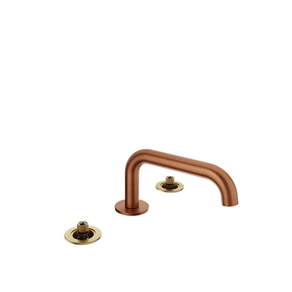 Baril 8" c/c lavatory faucet (without handle), drain included