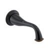 Rubinet Tub Filler Spout Wall Mount Black