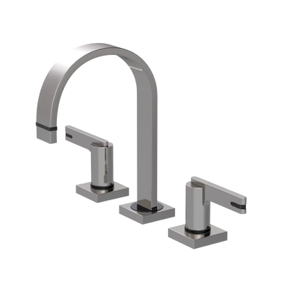 Rubinet Widespread Lav. Set. (less drain) Polished Nickel