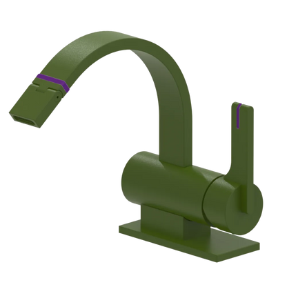 Rubinet Single Control Bidet Fitting (less drain) Green Envy